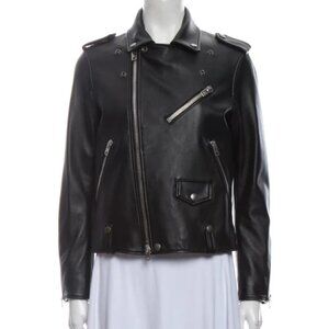 Coach 1941 Lamb Leather Biker Jacket